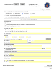 Form OWCP-1168 Provider Enrollment Form, Page 3