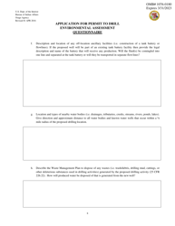 Application for Permit to Drill Environmental Assessment Questionnaire, Page 6