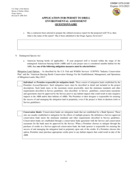 Application for Permit to Drill Environmental Assessment Questionnaire, Page 8