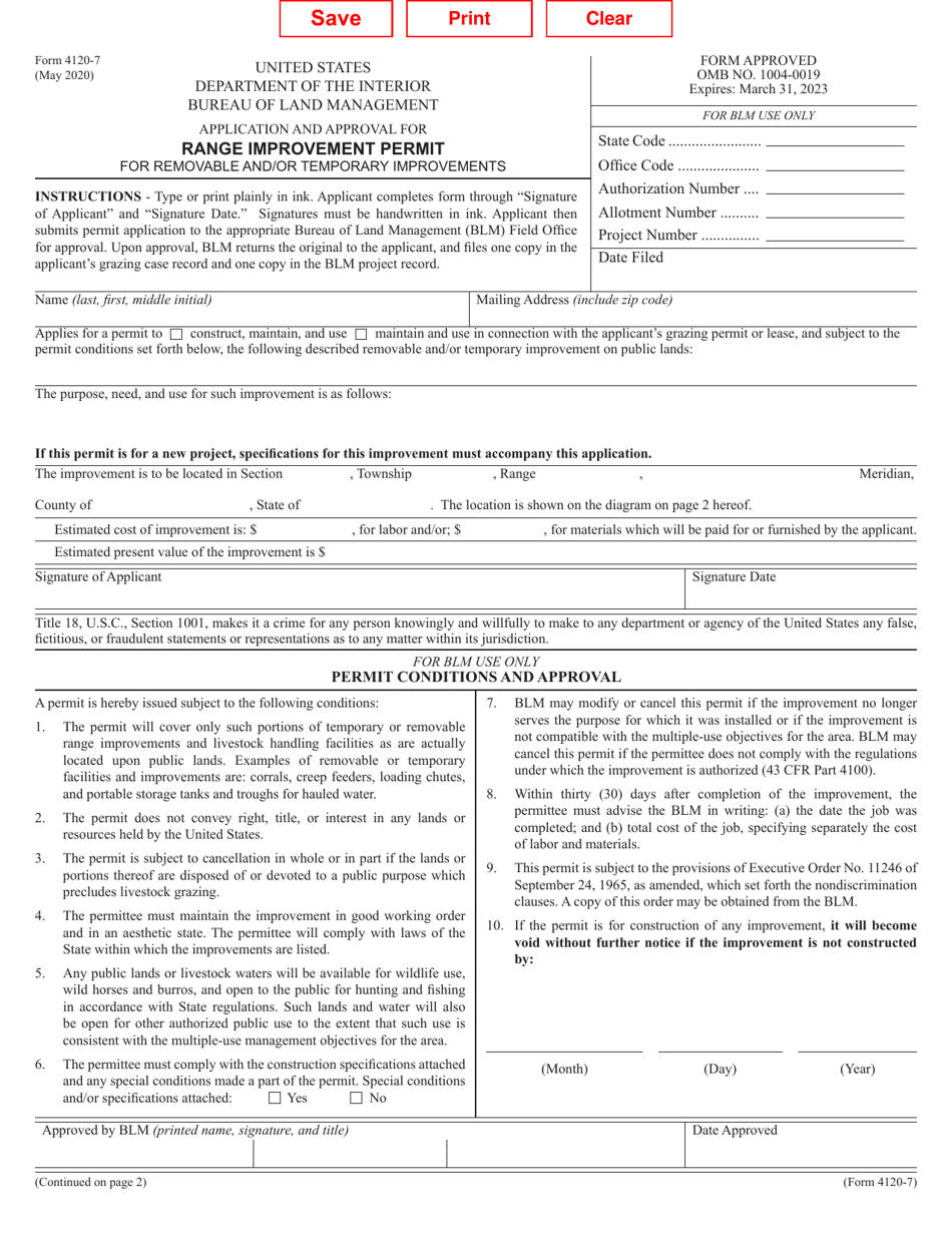 Form 4120-007 - Fill Out, Sign Online and Download Fillable PDF ...