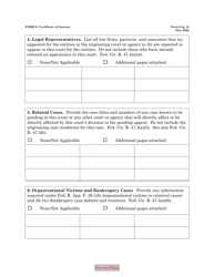Form 9 Certificate of Interest, Page 3