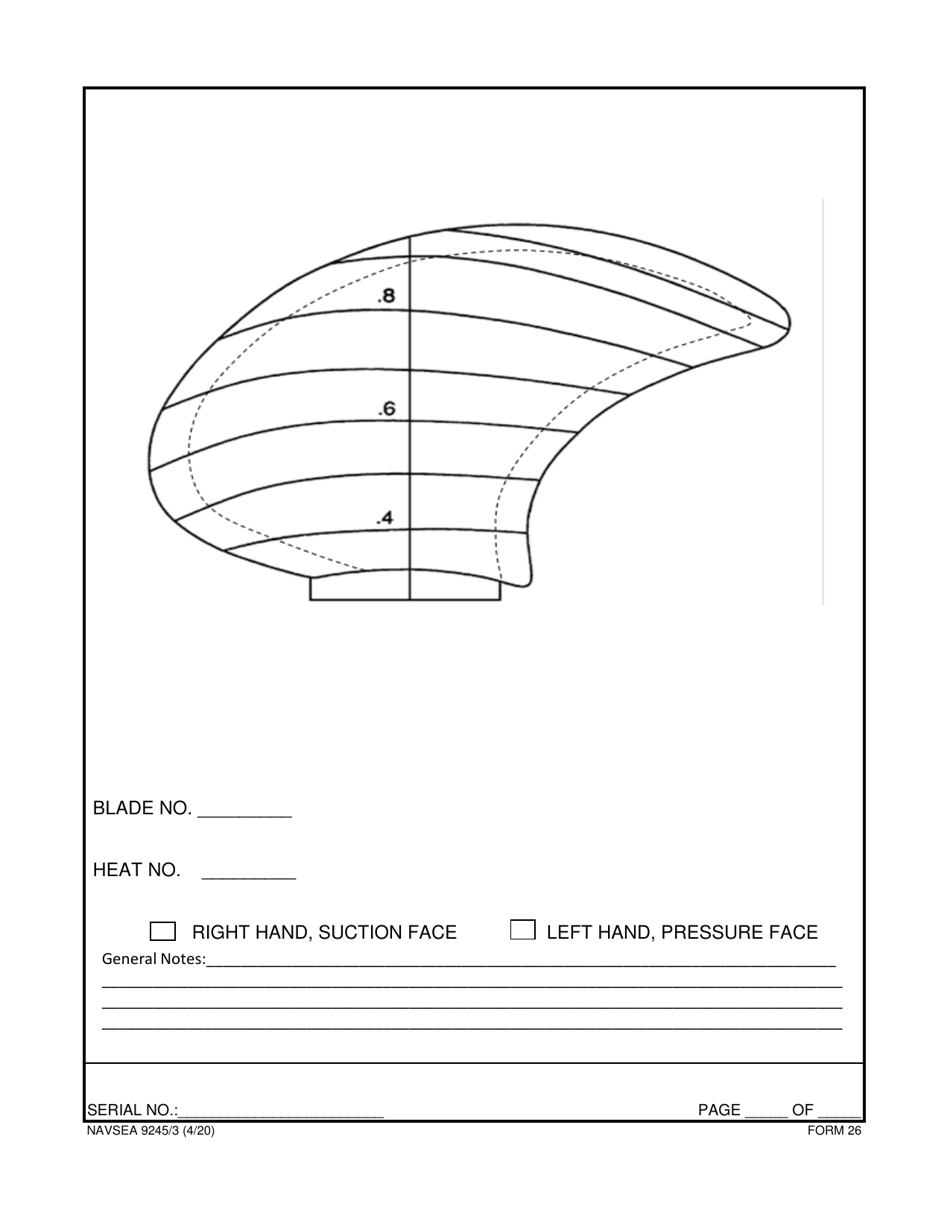 Form NAVSEA9245/3 Download Printable PDF or Fill Online Propeller