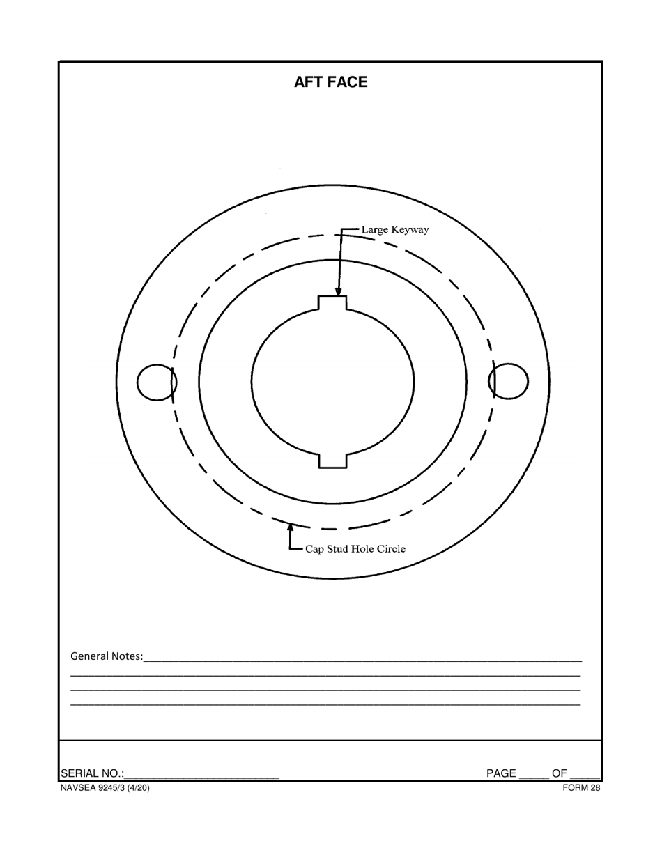 Form NAVSEA9245 / 3 Propeller Visual Technical Inspection Report, Page 29