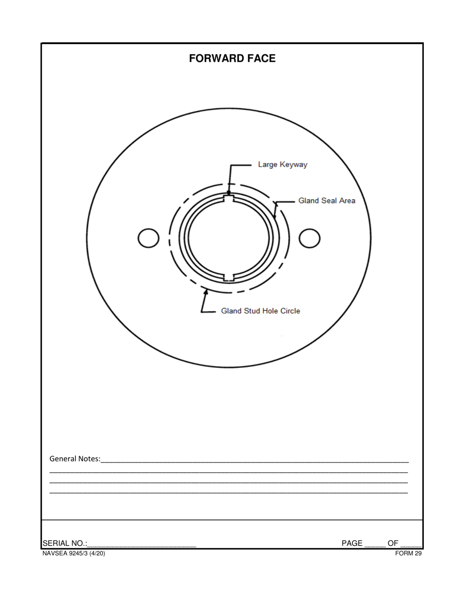 Form NAVSEA9245 / 3 Propeller Visual Technical Inspection Report, Page 30