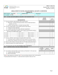 Form EIA-176 Annual Report of Natural and Supplemental Gas Supply &amp; Disposition, Page 2