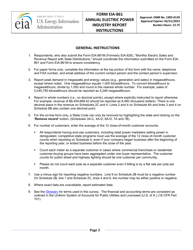 Instructions for Form EIA-861 Annual Electric Power Industry Report, Page 2