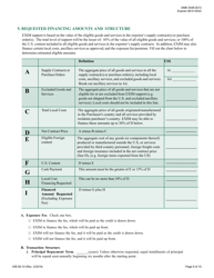 Form EIB95-10 Application for Long-Term Loan or Guarantee, Page 6