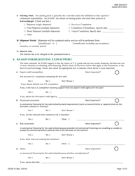 Form EIB95-10 Application for Long-Term Loan or Guarantee, Page 7