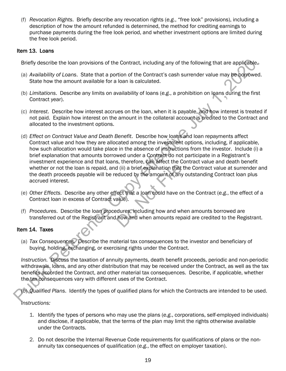 Form N-4 (SEC Form 2125) Registration Statement of Separate Accounts Organized as Unit Investment Trusts, Page 30