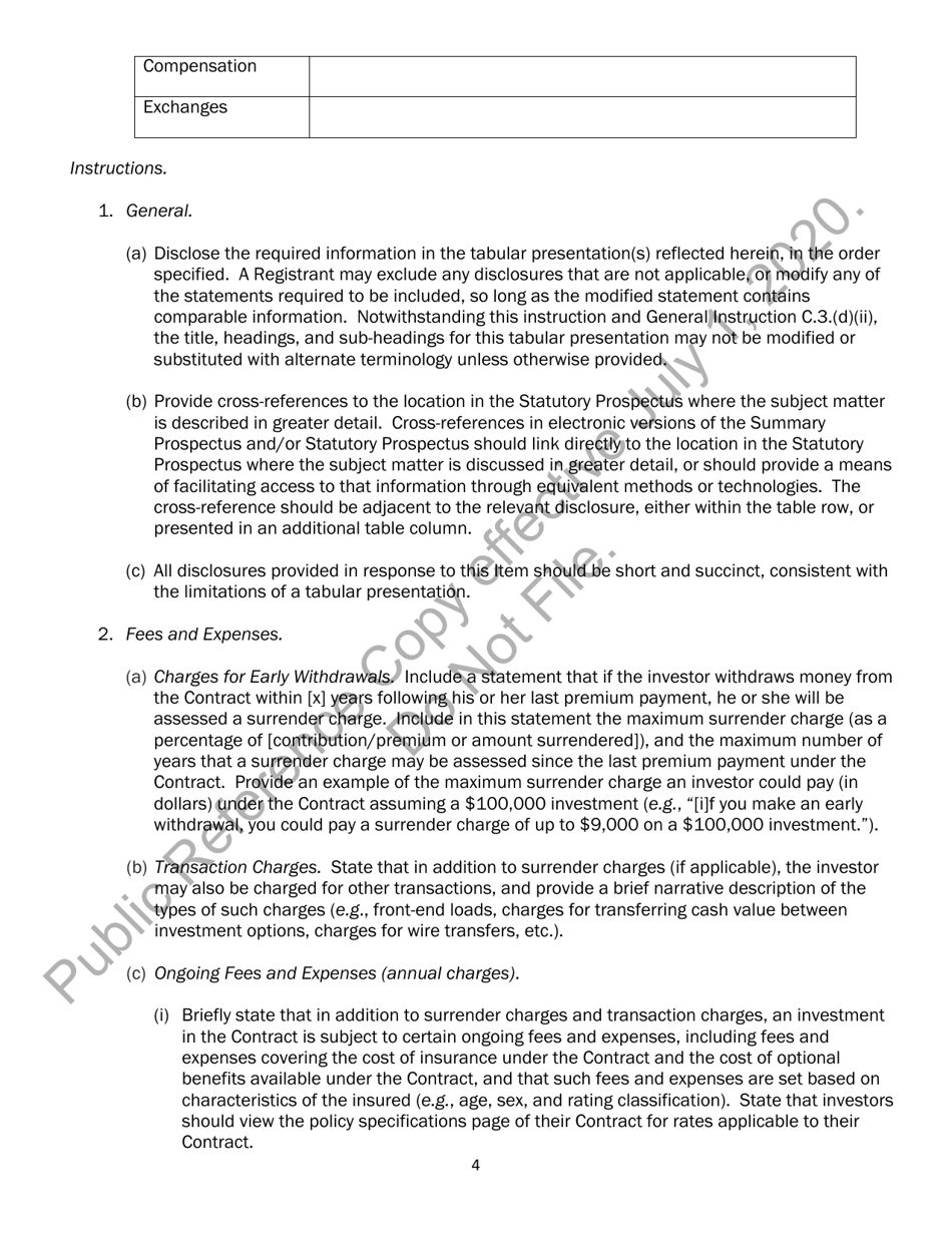 Form N-6 (SEC Form 2567) Registration Statement for Separate Accounts Organized as Unit Investment Trusts That Offer Variable Life Insurance Policies, Page 15