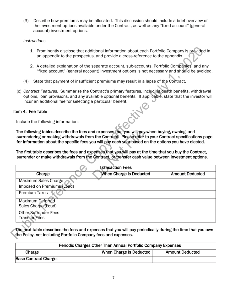 Form N-6 (SEC Form 2567) Registration Statement for Separate Accounts Organized as Unit Investment Trusts That Offer Variable Life Insurance Policies, Page 18