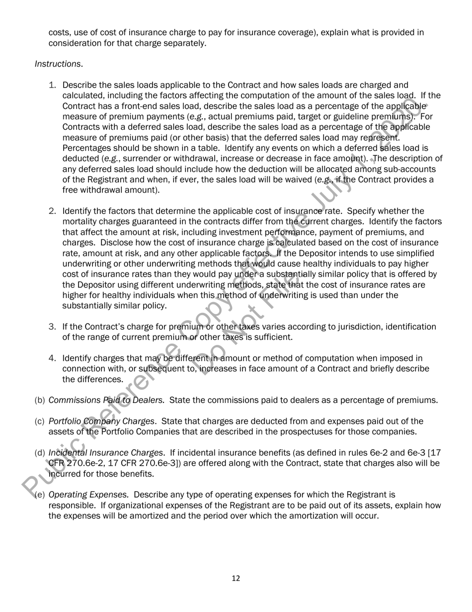 Form N-6 (SEC Form 2567) Registration Statement for Separate Accounts Organized as Unit Investment Trusts That Offer Variable Life Insurance Policies, Page 23