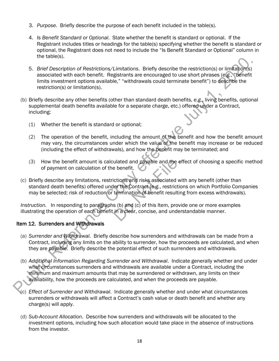 Form N-6 (SEC Form 2567) Registration Statement for Separate Accounts Organized as Unit Investment Trusts That Offer Variable Life Insurance Policies, Page 29