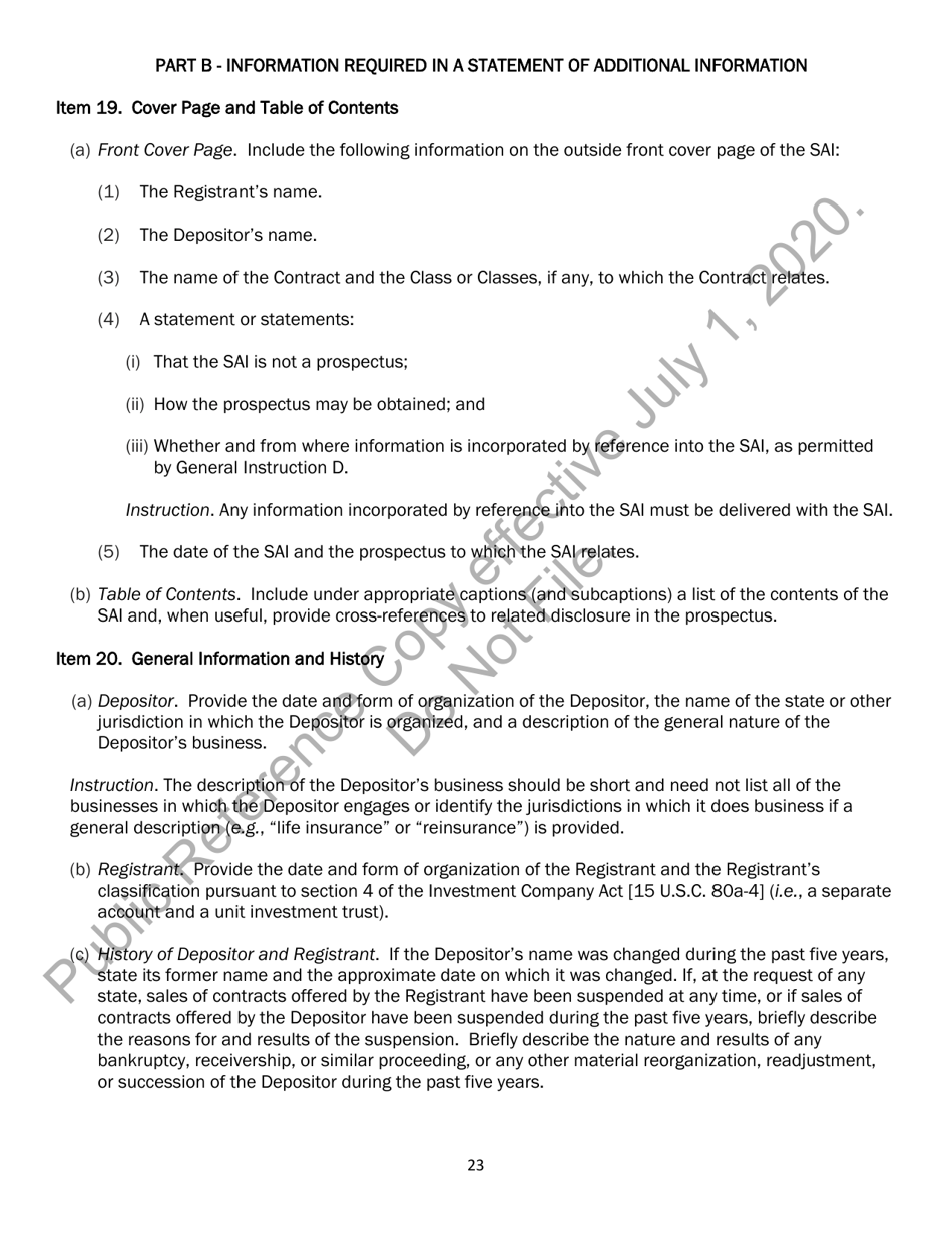 Form N-6 (SEC Form 2567) Registration Statement for Separate Accounts Organized as Unit Investment Trusts That Offer Variable Life Insurance Policies, Page 34