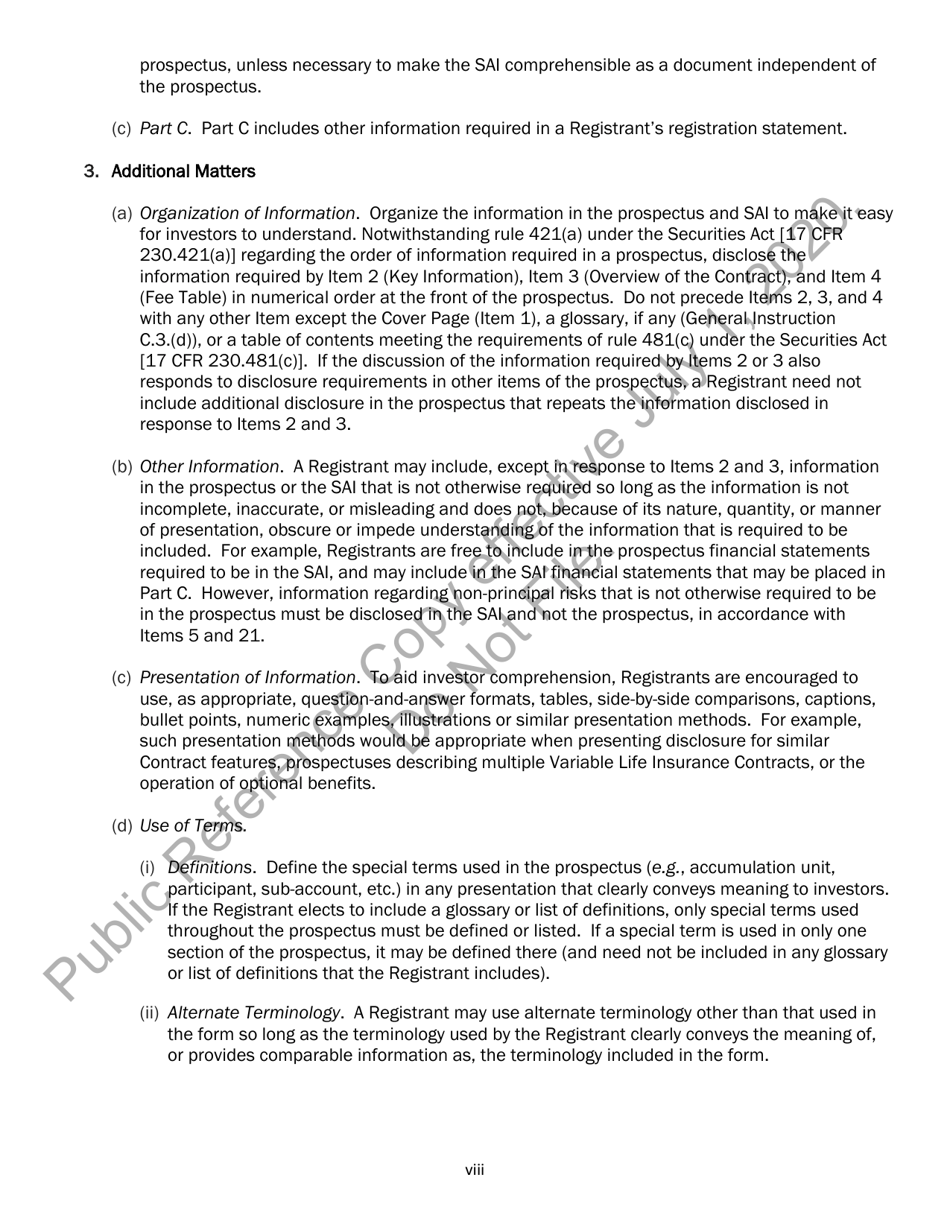 Form N-6 (SEC Form 2567) Registration Statement for Separate Accounts Organized as Unit Investment Trusts That Offer Variable Life Insurance Policies, Page 8