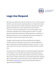 Document preview: Logo Use Request