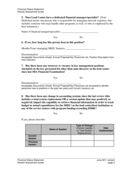 Financial Status Statement Review Assessment Guide, Page 2
