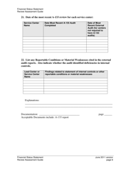 Financial Status Statement Review Assessment Guide, Page 6