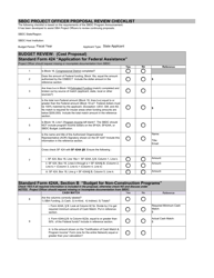 Document preview: Sbdc Project Officer Proposal Review Checklist