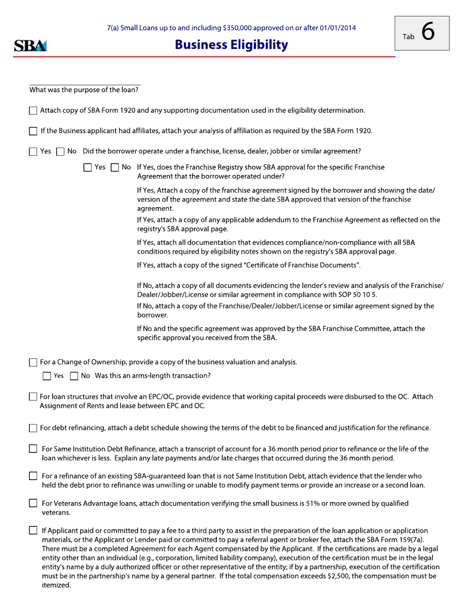 Guaranty Purchase Package Tabs, Page 10