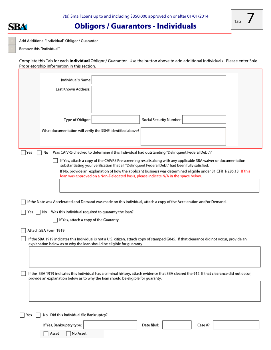 Guaranty Purchase Package Tabs, Page 14