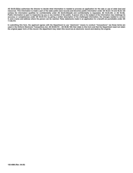 Form 102-4086 Notice of Relinquishment - Alaska, Page 2
