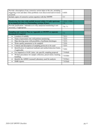 Construction General Permit Stormwater Pollution Prevention Plan (Swppp) Checklist - Arizona, Page 6