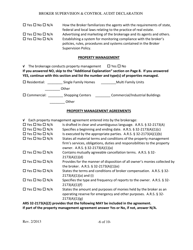 Broker Supervision and Control Audit Declaration - Arizona, Page 6