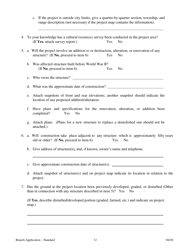Application for Branch Bank - Standard - Arkansas, Page 12
