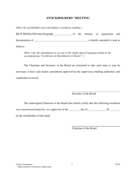 Charter Amendment: Change Main Office Location, Number of Directors, or Name of Bank - Arkansas, Page 3