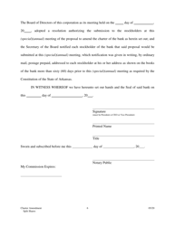 Charter Amendment - Split Shares - Arkansas, Page 6