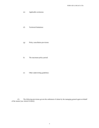 Form AID-LI-MGA45 Managing General Agent&#039;s Contract - Arkansas, Page 4
