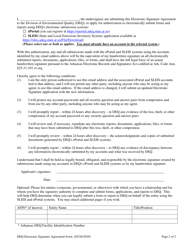 Electronic Signature Agreement - Arkansas, Page 2