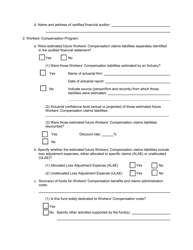 Form P-1 Self-insurer&#039;s Profile and Financial Summary Report - California, Page 4
