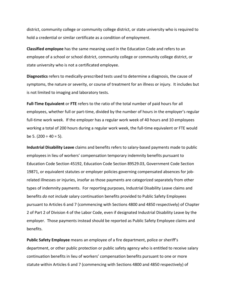 Form J-1 Joint Powers Authority (Jpa) Self-insurers Profile and Financial Summary Report - California, Page 9
