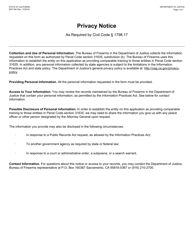 Form BOF946 Comparable Training Entity Application - California, Page 3