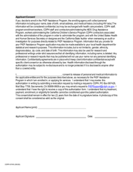 Form CDPH8745 Request for Services - Minors - California, Page 2