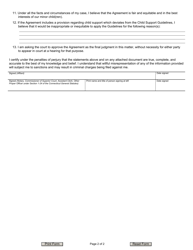 Form JD-FM-279 Affidavit in Support of Request to Enter Final Custody/Visitation Judgment - Connecticut, Page 2