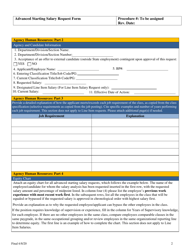 Advanced Starting Salary Request Form - Delaware, Page 2