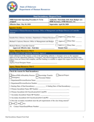Dual Incumbency Request Form - Delaware