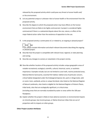 Section 306a Project Questionnaire, Page 8
