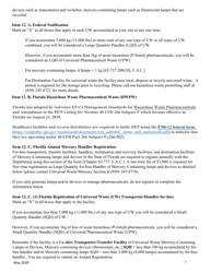 Instructions for Form 8700-12FL, DEP Form 62-730.900(1)(B) Florida Notification of Regulated Waste Activity - Florida, Page 7