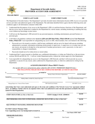 Document preview: Form MIS1205.60 Provider Access User Agreement - Florida