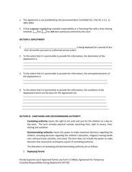 Family Law Form 12.948(A) &quot;Agreement for Temporary Custodial Responsibility During Deployment&quot; - Florida, Page 6
