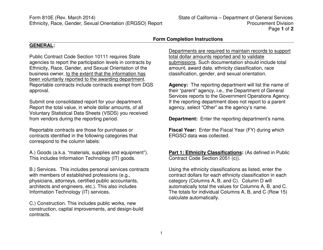 Form DGS PD810E Ethnicity, Race, Gender, Sexual Orientation (Ergso) Report - California, Page 2