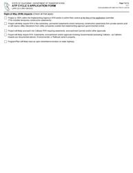 Form LAPG22-U ATP Cycle 5 Application Form - California, Page 7