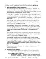 Form DBPR BCAIB1 Application for Initial Certification by Examination or Endorsement - Inspectors and Plans Examiners - Florida, Page 2