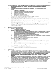 Form DBPR BCAIB5 Application for Education Course Approval/Renewal and Provider - Florida, Page 6