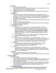 Form DBPR COSMO2 Application for Initial License by Exam Based on Current Licensure in Another Country or U.S. Territory - Florida, Page 2