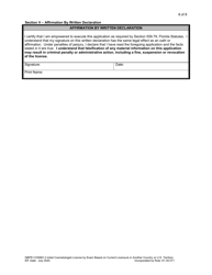 Form DBPR COSMO2 Application for Initial License by Exam Based on Current Licensure in Another Country or U.S. Territory - Florida, Page 8